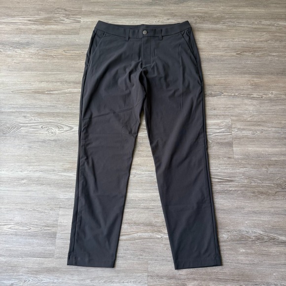 Lululemon Mens 31 ABC Slim Fit Trouser Dark Gray - Picture 1 of 8